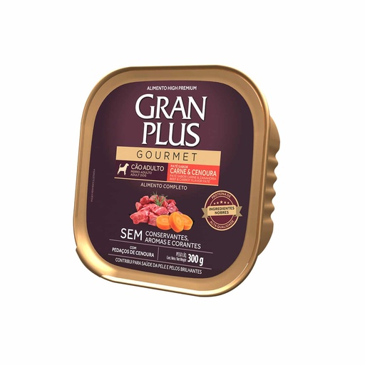 [MV004322] Gran Plus Paté Gourmet Perro Adulto Sabor Carne y Zanahoria