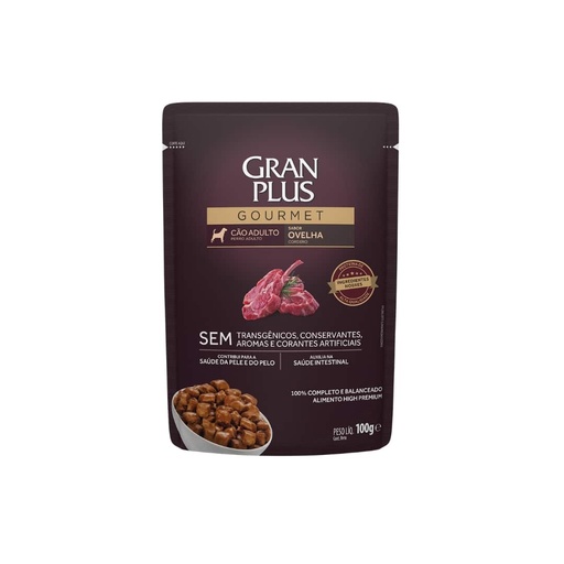 [MV004314] Gran Plus Sache Gourmet Perro Adulto Sabor Oveja