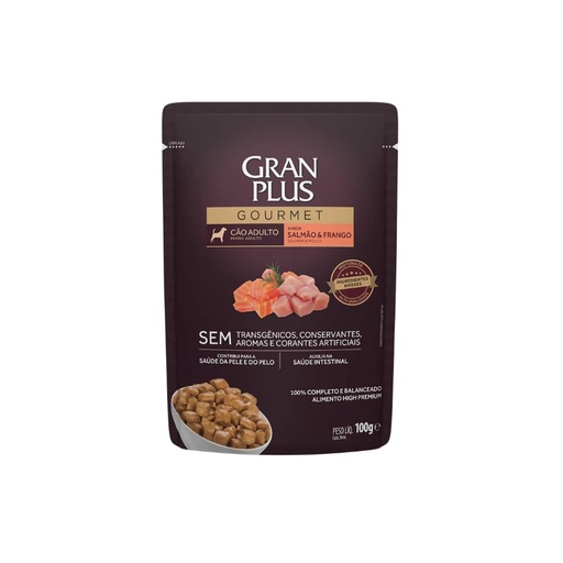 [MV004316] Gran Plus Sache Gourmet Perro Adulto Sabor Salmón y Pollo