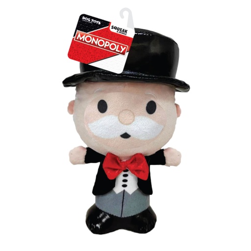 [MV004752] Hasbro Dog Toys Mr Monopoly Crunch