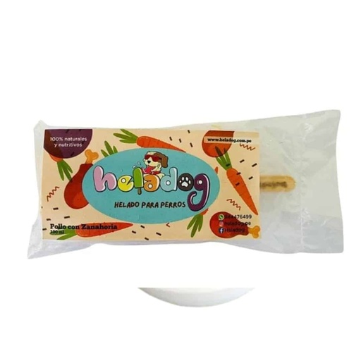 [MV003913] Heladog helado sabor pollo con zanahoria