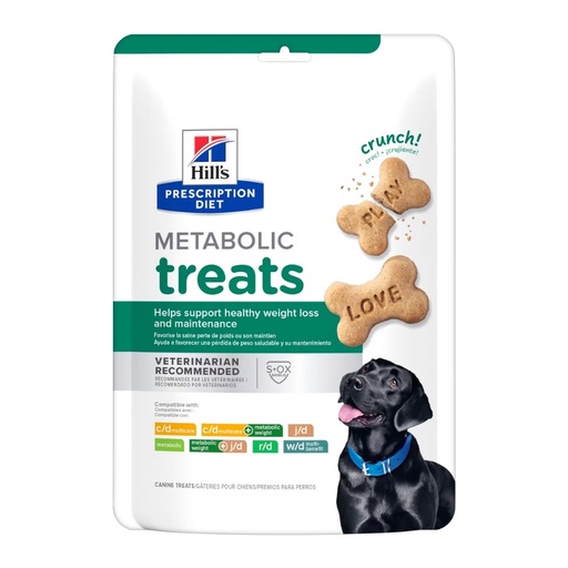 [MV000489] Hills Prescription canine metabolic Treats 340 Gr