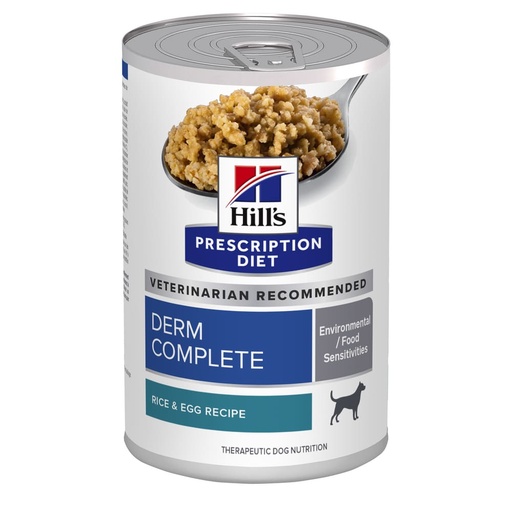 [MV003795] Hills Prescription Diet Derm Complete Alergias Alimentarias Canine 370 Gr