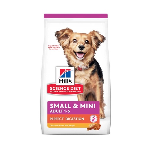[MV003808] Hills Science Diet Adulto 1-6 Small and Mini Perfect Digestion 1.8 Kg