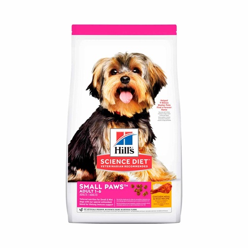 [MV000554] HILLS SCIENCE DIET CANINE ADULT SMALL PAWS CHICKEN