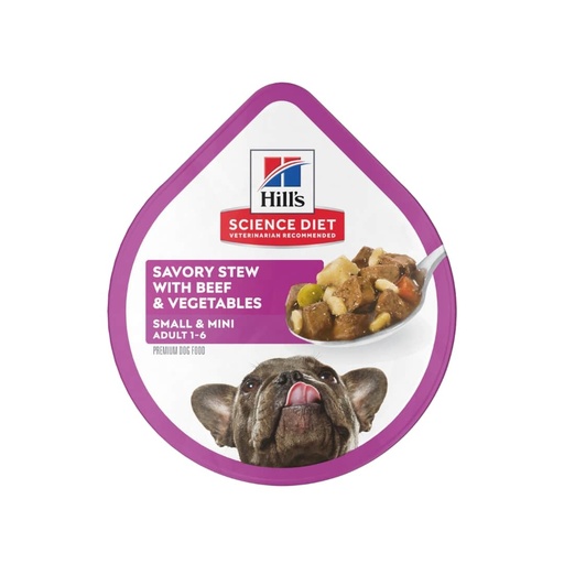 [MV003558] Hills SD Adult 1-6 Small Paws  Beef and Vegetables (Estofado)