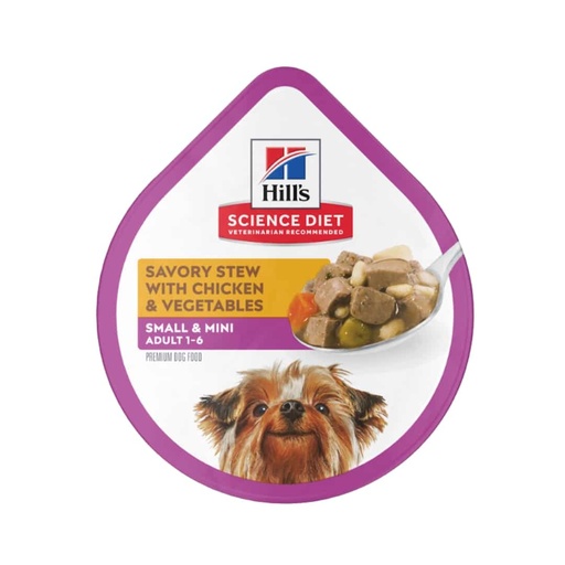 [MV003560] Hills SD Adult 1-6 Small Paws Chicken and Vegetables (Estofado)