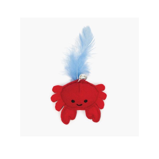[MV000431] JUGUETE PLAY PIRATES CANGREJO CON CATNIP Y PLUMAS CAT IT