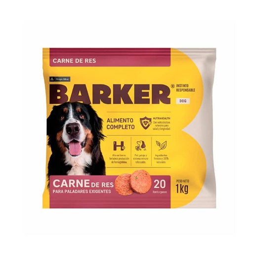[MV001162] Barker Carne de Res (1KG) - 20 Hamburguesas