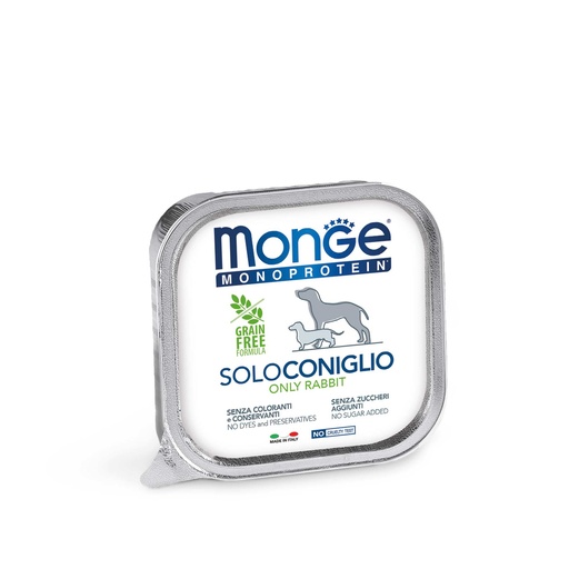 [MV001510] MONGE CANINE ADULT MONOPROTEIN CONEJO LATA