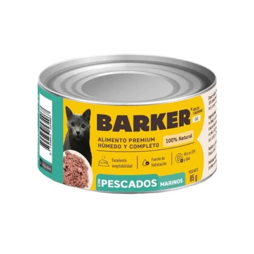 [MV004221] Barker Cat Alimento Humedo – Pescados Marinos