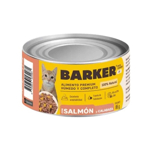 [MV004225] Barker Cat Alimento Humedo – Salmón y Calabaza