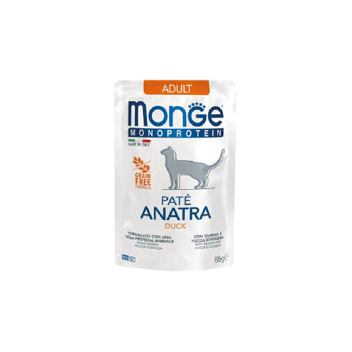 [MV002195] Monge Feline Adult Monoprotein Pato Sobre (85 gr.)