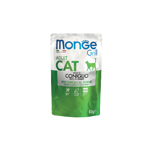 [MV002403] Monge Feline Adulto Grill Conejo 85 GR
