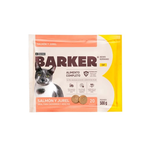 [MV001813] Barker Cat (Salmón y Jurel) - 20 Hamburguesas