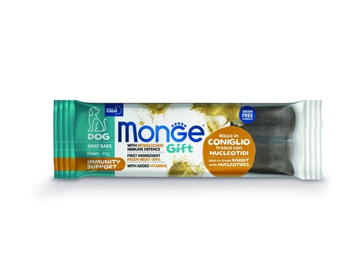 [MV003607] Monge Gift Meat Bars Immunity Support Dog Adult – Conejo y Nucleotidos