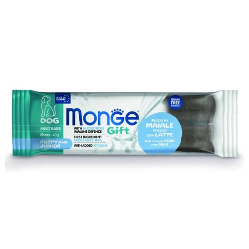 [MV003603] Monge Gift Meat Bars Puppy and Junior – Cerdo y Leche