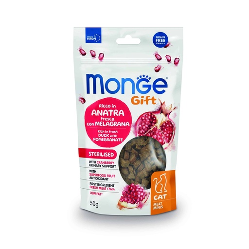 [MV003651] Monge Gift Meat Minis Cat Sterilized - Pato y Granada