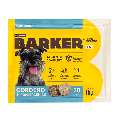 [MV002916] Barker Cordero 1KG (20 Hamburguesas) Fórmula Hipoalergénica