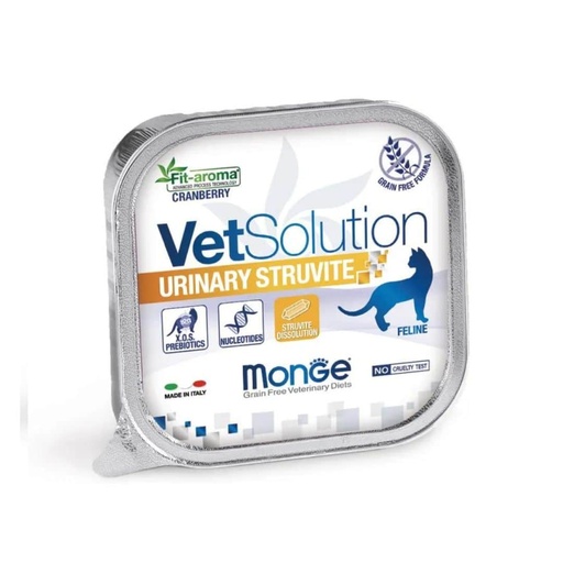 [MV004618] Monge Vet Solution Feline Urinary Struvite Alutray