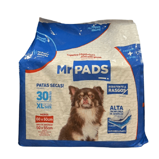 [MV002729] MR. PADS Tapetes Antialérgicos 60X60 CM X 30 UNDS