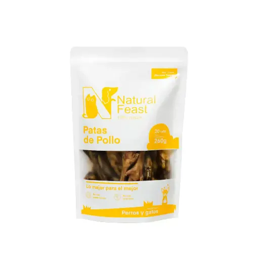 [MV003318] Natural Feast Patas de Pollo Deshidratado