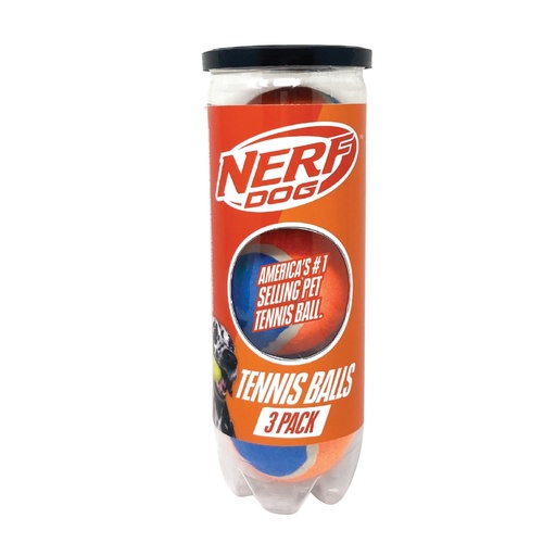 [MV004728] Nerf Dog Tennis Ball 3 Pack -Launcher