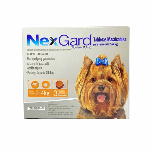 NEXGARD 11.3 MG (2KG - 4KG)