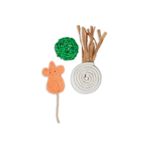 [MV000254] PACK JUGUETES NATURALES PARA GATOS JACKSON GALAXY