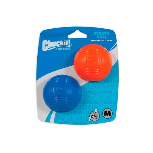 [MV001659] PACK PELOTAS STRATO BALL CHUCKIT! (MEDIUM - 2 UNIDADES)