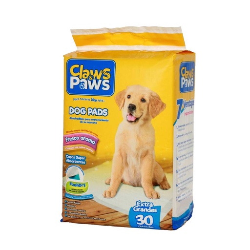[MV000004] PAÑALES CLAWS & PAWS (30 UNIDADES)