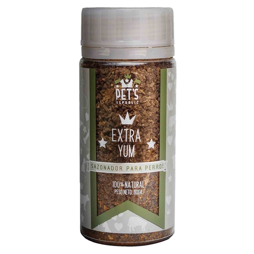 [MV000884] PET'S REPUBLIC SAZONADOR EXTRA YUM HIGADO DE RES 80GR