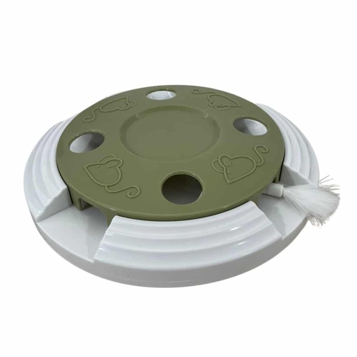 [MV003702] Plato Interactivo con Pluma y Movimiento Automatico Verde