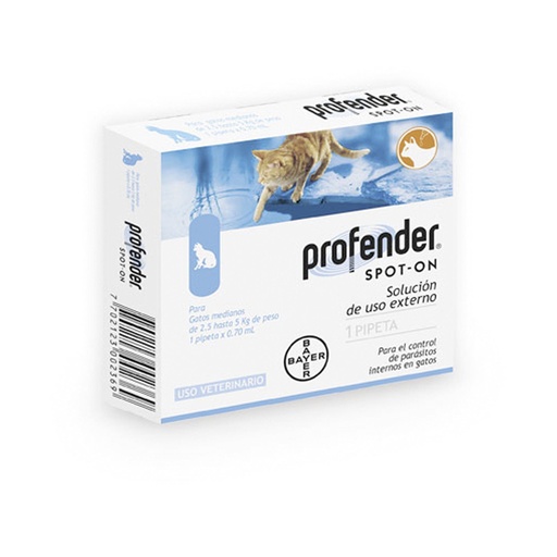 [MV000836] PROFENDER GATOS PIPETA X 0.7 ML (2.5-5 KG)