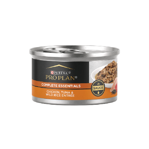 [MV002529] Pro Plan Complete Essentials Cat Adult Chicken, Tuna Wild Rice Entreé X 85 GR