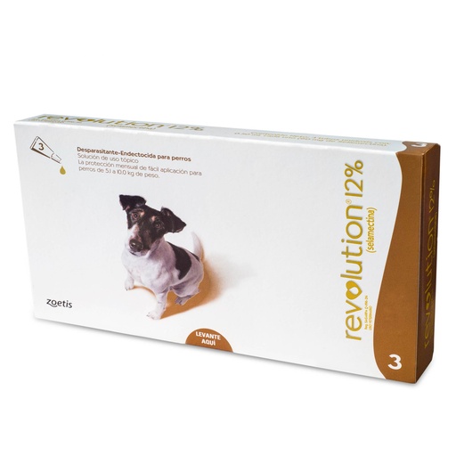 [MV000386] REVOLUTION 12% X 0.5ML (5.1-10 KG)(CAFÉ) X PIPETA