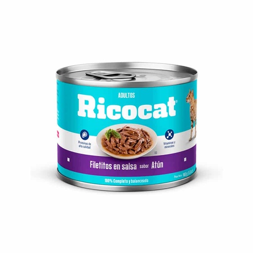 [MV001576] RICOCAT ATÚN ADULTO FILETITOS EN SALSA