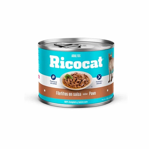 [MV001698] Ricocat Pavo Adulto Filetitos En Salsa sabor Pavo