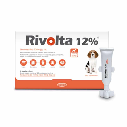 [MV001473] RIVOLTA 12% x 1ml 10 KG a 20 KG X PIPETA