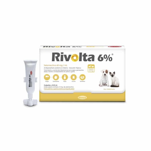 [MV000665] RIVOLTA 6% x 0.25ml HASTA 2.5 KG X PIPETA