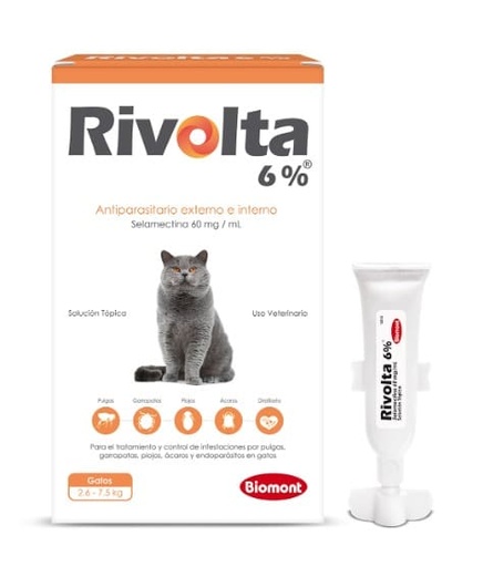 [MV003383] Rivolta 6% x 0.75ml 2.6 kg a 7.5 kg X pipeta