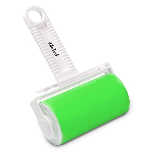 [MV000826] RODILLO PEGAJOSO LAVABLE PARA PELO Y PELUSA VERDE