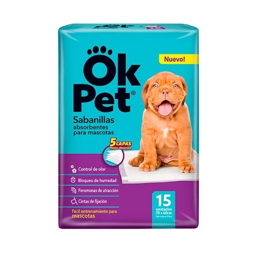 [MV000652] SABANILLAS OK PET X 15 UNID