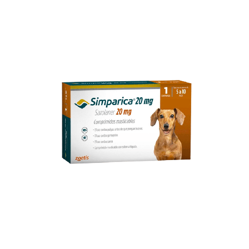 [MV002449] Simparica 20 Mg (5 A 10 Kg) 1TAB