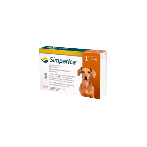 [MV002450] Simparica 20 Mg x 3 TAB (5 A 10 Kg)