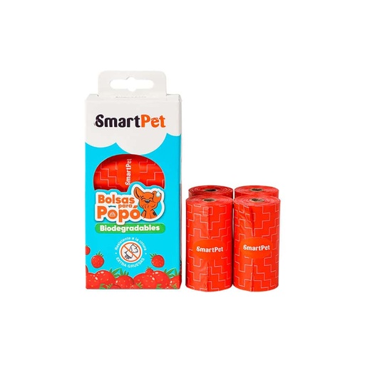 [MV001655] SMARTPET BOLSAS BIODEGRADABLE X 4 ROLLOS