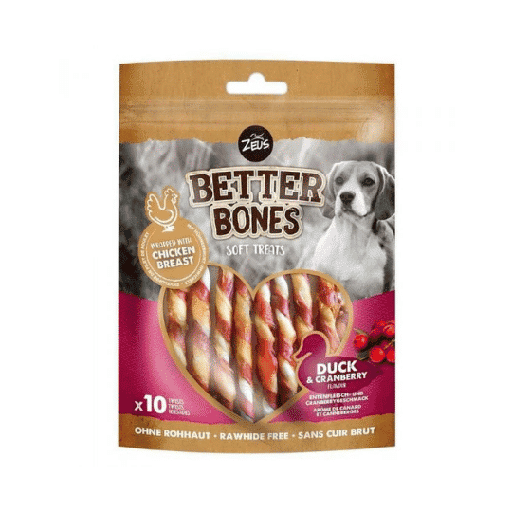 [MV001930] Zeus Better Bones Pato Y Cranberry "Chicken Wrapped"