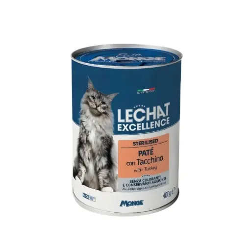 [MV004860] LeChat Excellence Esterilizado Paté con Pavo