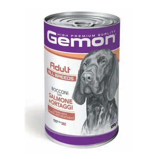 [MV004846] Gemon Adulto Todas las razas Trozos Grandes con Salmón y Verduras
