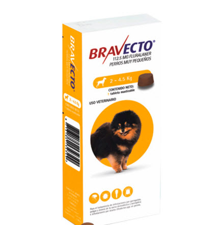 [MV000135] BRAVECTO 112.5mg ( 2kg - 4.5kg )